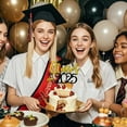 thumbnail image 4 of 4/3/2/1 sets 2025 Graduation Decorations Glittering Graduation Centerpiece for Tables Sticks Class of 2025 Grad Photo Centerpiece Party Decoration Supplies for College High School, 4 of 6