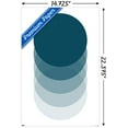 thumbnail image 3 of Tina Lavoie - Blue Sunrise II Wall Poster, 14.725" x 22.375", 3 of 4