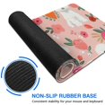 thumbnail image 6 of Long Mouse Pads for Desk,Pink Bichon Frise and Flower Desk Mats on Top Of Desks, Desk Mouse Pad Extra Large with 3mm Non-Slip Base and Stitched Edge for Gaming,Office,Work,Home 31.5"x11.8", 6 of 6