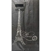 Harman Paper | Paris | Guest Towels Buffet Paper Napkins | Black | 16-ct