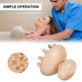 thumbnail image 3 of Wooden Massage Brush Mushroom Shaped Hairbrush for Scalp Relax Scalp Massager Hair Care, 3 of 8