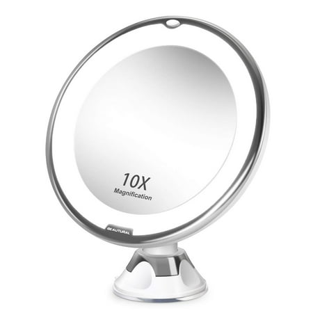 1byonePerfect 10X Magnifying LED Makeup Mirror Lighted Mirriors with Illuminated White LED