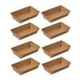thumbnail image 3 of Kraft Paper Boat Shaped Packing Box for General Users Party Use 30Pcs 7.9x2.4x1.2in, 3 of 8