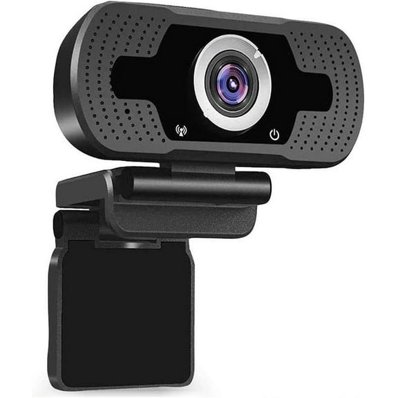 HD Webcam with Microphone 1080P Web Camera 110-degree FOV USB Computer Camera for Zoom/Skype/Teams Conferencing and Video Calling Plug and Play