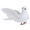color, variant on fankhu Artificial White Birds Artificial Foam Decorative Birds for Wedding Decor