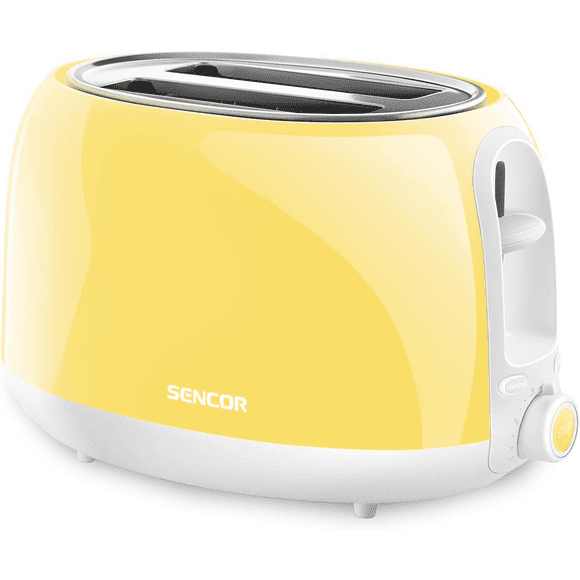 Sencor STS-36YL 2-Slice Electric Toaster (Pasel Yellow)