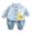 Blue, variant on Entyinea Toddler Baby Boy Fall Winter Clothes Long Sleeve Tops Pants Set Fall Winter Outfits Set Pink 110