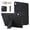 Black, variant on Case for iPad Air 13 Inch M4 M3 M2 2026/2025/2024, Luxury Quilted PU Leather Slim Cover with Multi-Angle Kickstand, Shockproof Protective Shell, Winered