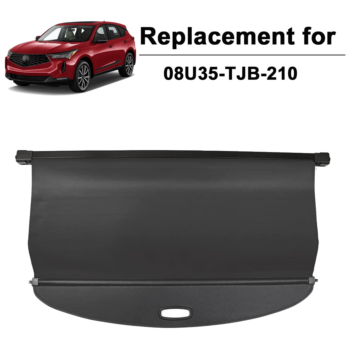 Fit Honda Acura RDX 2019-2026 Cargo Cover For 5-Seat Acura RDX 2019 2020 2021 2022 2023 2024 2025 2026 SUV Accessory Black Retractable Rear Trunk Privacy Shield Shade Cover