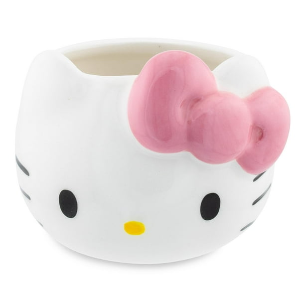 Taza pequeña de cerámica Sanrio Hello Kitty Pink Bow, 100 ml