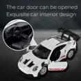thumbnail image 3 of 1:36 Porsche 911 GT3 RS Mini coche en miniatura de aleación de carreras Diecasts juguete de Metal colección de simulación deportiva tirar hacia atrás regalos para niños,Grey No Box, 3 of 4
