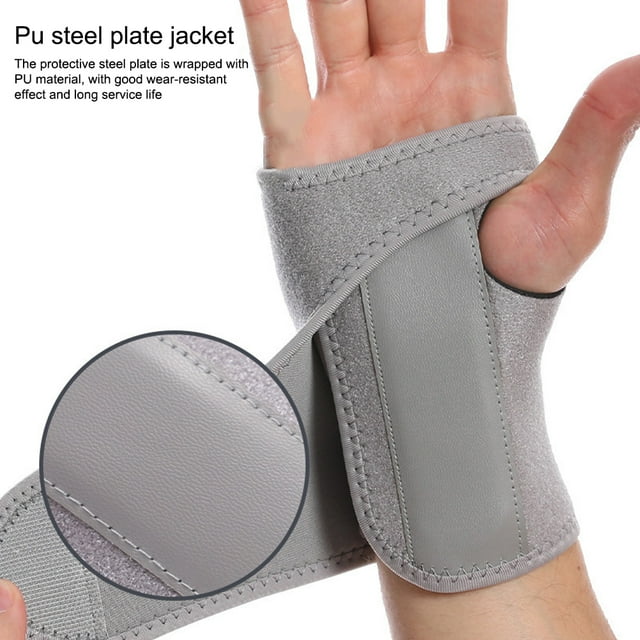 Muñequera, 2 piezas Muñequera con placa de acero Muñequera Rendimiento finamente ajustado