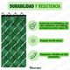 thumbnail image 3 of Cinta Rompevientos Plástica Para Malla Ciclónica Rollo 20 m2 Verde INMATMEX Cinta Rompevientos 20 m2 Verde, 3 of 10