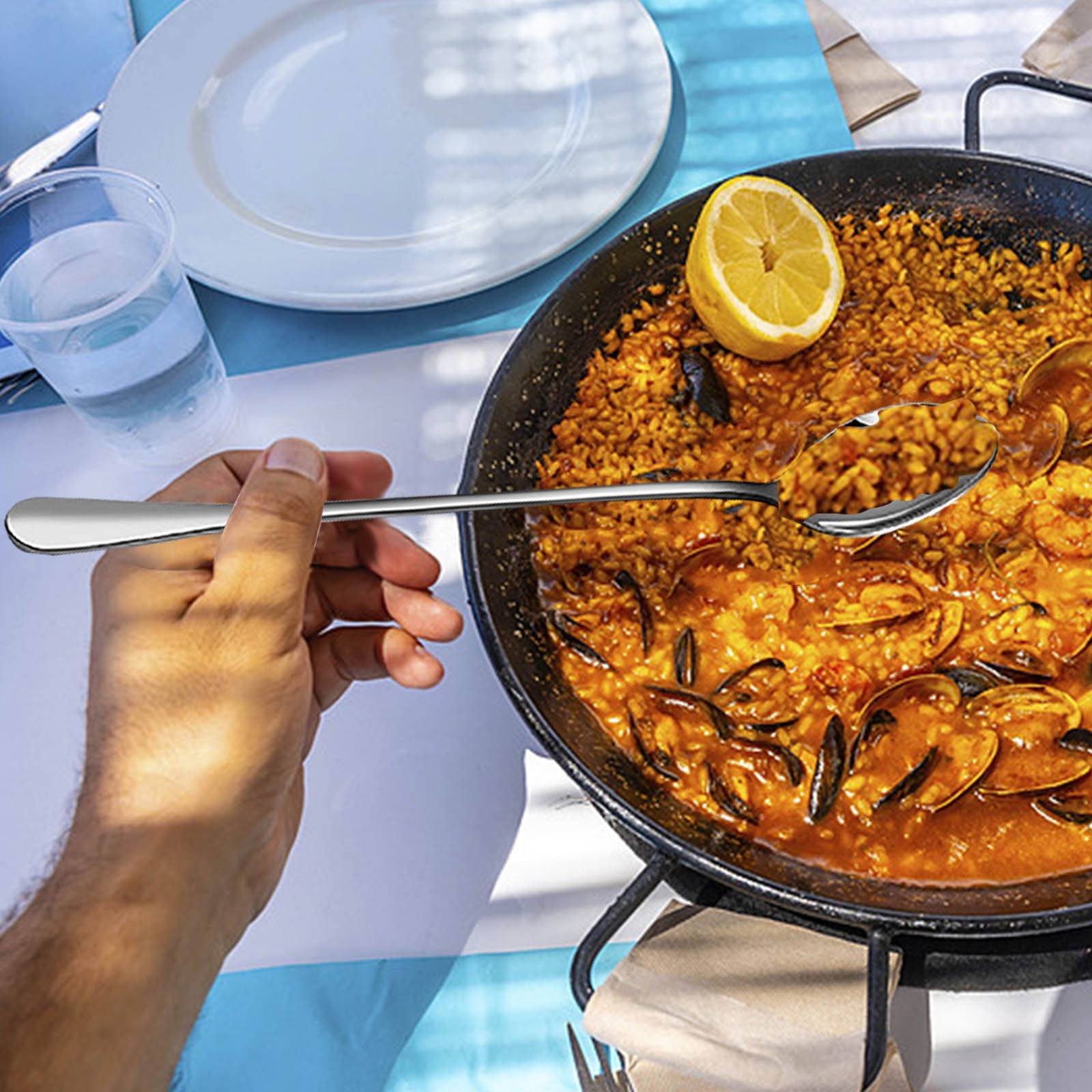 Asking 12 Petites Cuillères à Café En Acier Inoxydable, Ini Cuillère