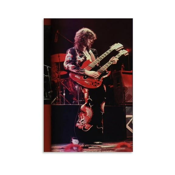 Jimmy Page  Canvas Poster Bedroom Decor Office Decor Gifts