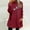 Wine, variant on Cxenplz Sweatshirts for Women Winter Fleece Sherpa Lined Pullover Tops Casual Warmth Thick Velvet Shirts