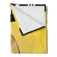 thumbnail image 2 of Girl Power Soft Flannel Fleece Throw Blanket, We Can Do It Iconic Woman of Female Power Made with Polygons Geometric, Cozy Plush for Indoor and Outdoor Use, 50" x 70", Multicolor, by Ambesonne, 2 of 5