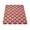 thumbnail image 3 of Rugsotic Carpets Hand Tufted Wool Eco-Friendly 4'x6' Area Rugs Rectangle Red White Geometric Modern High Pile Thick Handmade Anti Skid Indoor Rug for Living Room, Bedroom K05101, 3 of 5