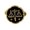 Libra-Gold, variant on Women's Stainless Steel Creative Enamel 12 Constellations Adjustable Wrap Ring Gold Virgo