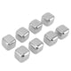 thumbnail image 4 of Cubo de hielo de metal,Cubos de hielo de whisky de metal Rocas de whisky Piedras de whisky Estándares líderes en la industria, 4 of 12