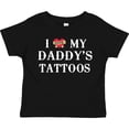 thumbnail image 3 of Inktastic I Love My Daddy's Tattoos Boys or Girls Toddler T-Shirt, 3 of 5