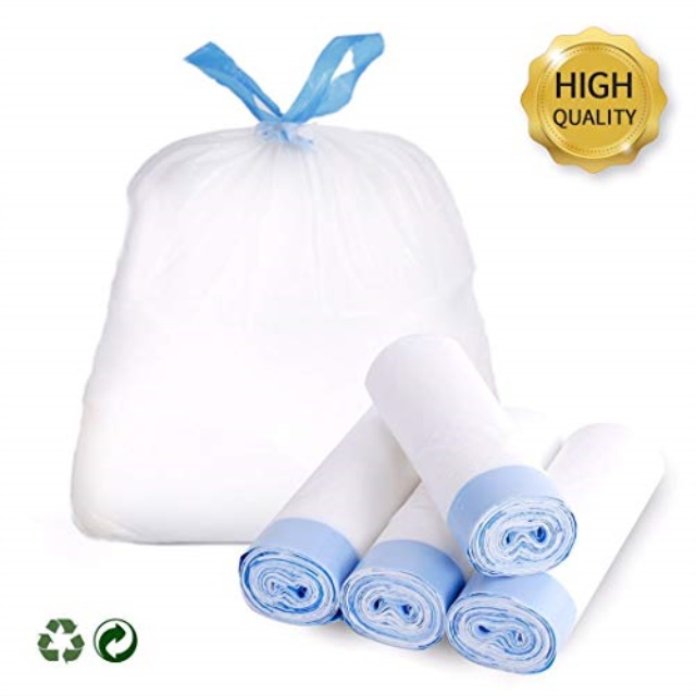 4 gallon small strong drawstring trash bags,garbage bags for kitchen