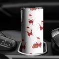 thumbnail image 3 of 20oz White Christmas Santa Pattern Skinny Tumblers Stainless Steel Tumbler with Lid and Straw,Vacuum Insulated Double Wall Travel Tumbler Cups with Cleaning Brush for Coffee,Tea, 3 of 6