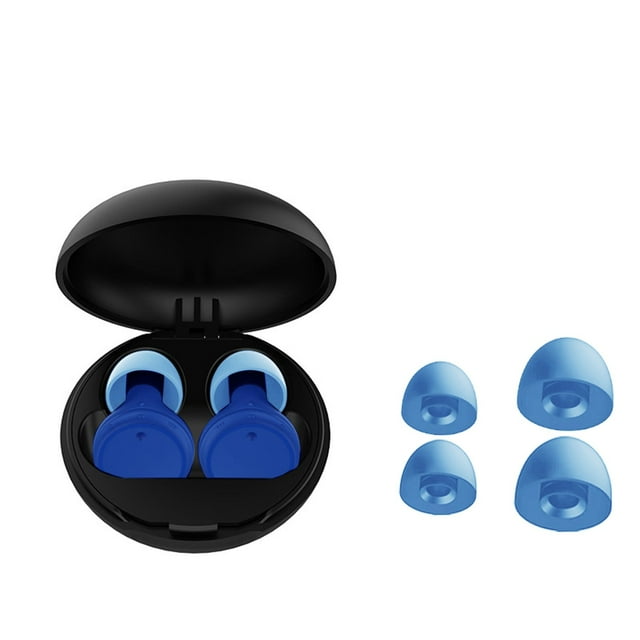 kjfeif Bouchons d'Oreilles en Liquidation pour Dormir 45 dB Bouchons d'Oreilles à Réduction de Bruit pour Concerts Focus Voyage Travail Bouchons d'Oreilles en Silicone avec 8 Embouts d'Oreille Bouchons d'Oreilles Réutilisables à Réduction de Bruit