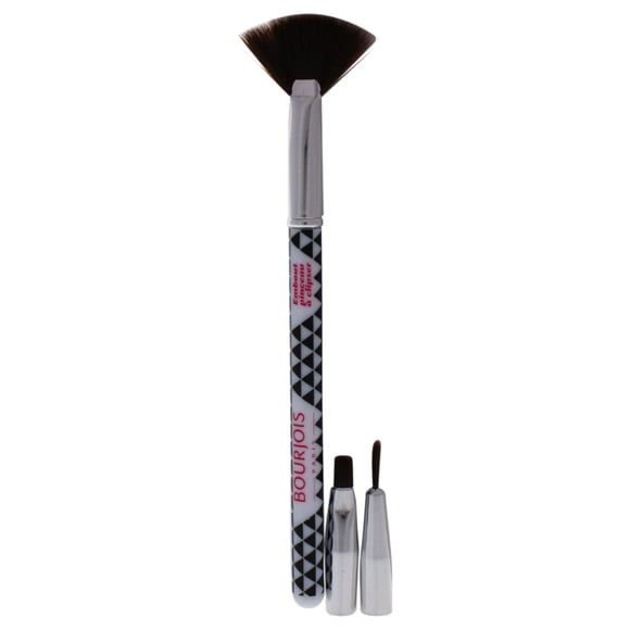 Juego de pinceles múltiples para decoración de uñas de Bourjois para mujer: 3 pinceles en forma de abanico, pincel para sombreado y pincel para delineador Bourjois Bourjois Multi-Brush Nail Art Set Pincel Dama 3Pc Set