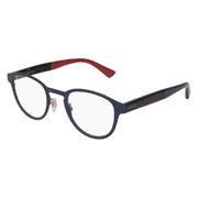 Eyeglasses Gucci GG 0161 O- 003 Blue / Havana