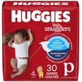 thumbnail image 1 of Huggies Little Snugglers Baby Diapers, Size Preemie (up to 6 lbs), 30 Ct, 1 of 9