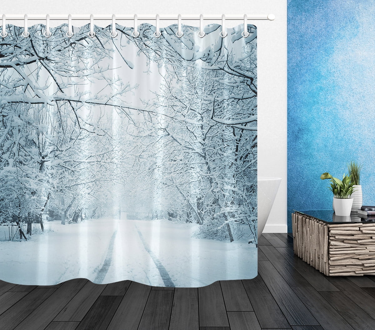 curtain fabric bath