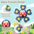 thumbnail image 2 of Juguetes de ventosa giratoria para bebés, juguetes sensoriales de viaje aéreo, regalos ideales para niños pequeños, 4 piezas, 2 of 6
