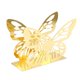thumbnail image 3 of Servilletero de mariposa, compacto, de metal, dispensador de pañuelos independiente, soporte para pañuelos oro, 3 of 7