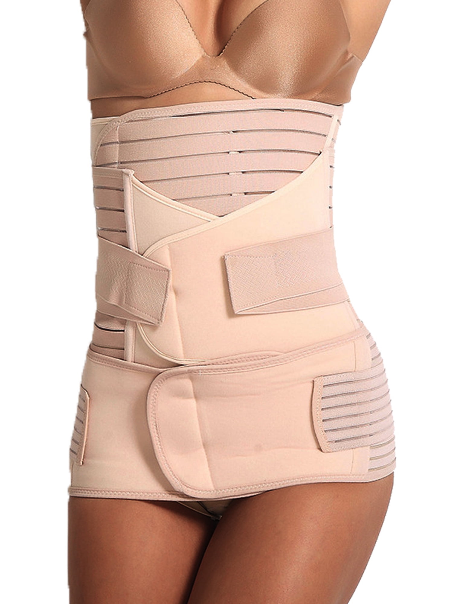Maternity Belt Adjustable 3 in 1 Postpartum Support Belt Recovery Belly/ Waist/Pelvis Wrap Girdle Support Band Belt 