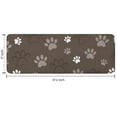 thumbnail image 7 of Brown Dog Paw Footprint Kitchen Rug Mat,Kitchen Runner Rugs Non Skid Washable,Decorative Kitchen Floor Mats for Kitchen,Sink,Laundry,17"x47.2", 7 of 7