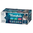 thumbnail image 1 of Blue Buffalo Tastefuls Flaked Wet Cat Food 3-Flavor Variety Pack 12 x 85g, 1 of 8