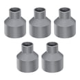 thumbnail image 1 of Unique Bargains PVC DWV Reducing Coupling Schedule 40 Gray 1-inch x 2-inch Socket 5pcs, 1 of 3