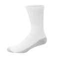 thumbnail image 3 of Calcetines redondos Hanes de doble resistencia con tobillo, 14 pares, zapatos para hombre de 12 a 14, 3 of 5