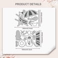 thumbnail image 2 of 2Pcs Sea Beach Die Cuts for Card Making Beach Holiday Lady Metal Cutting Dies Stencils Beach Lounger Flip Flops Scrapbooking Decorative Embossing Stencil for Beach Journal Photo Album Card, 2 of 7