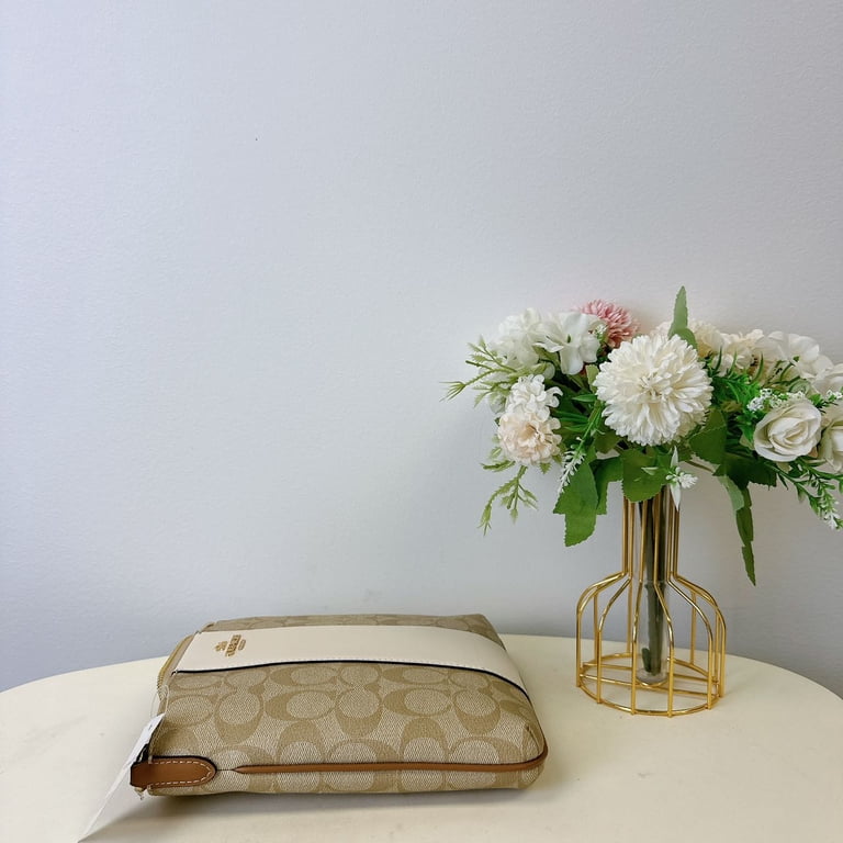 Coach CR248 Mini Rowan File Bag In Signature Canvas With Stripe IN