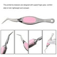 thumbnail image 3 of Tweezers Crafts Crossing Lock Stainless Steel Reverse Clamp Curved Lock Crafts Nail Art Hair Tool for Decoration Electronics Laboratory Matte, 3 of 6