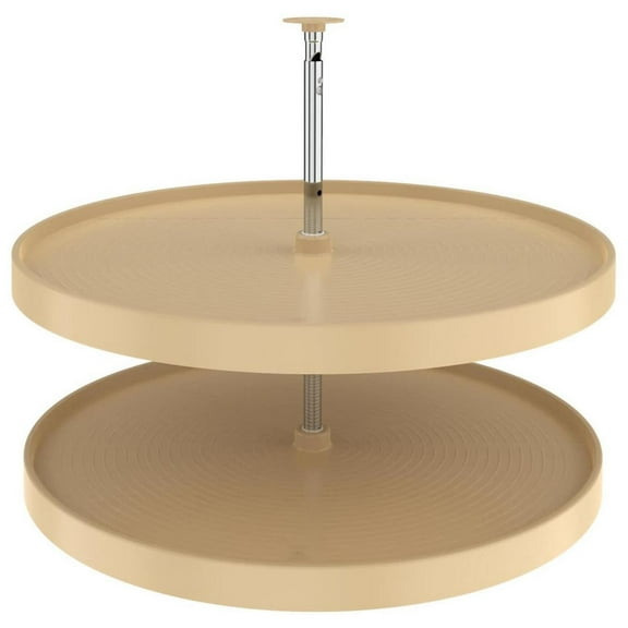 Rev-A-Shelf Ld-2062-32-1 Lazy Daisy Polymer 32" Full Circle 2 Shelf Lazy Susan Set -