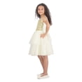 thumbnail image 2 of Wonder Nation Girls Ivory Sequin Mesh Dress, Sizes 4-16 & Plus, 2 of 5