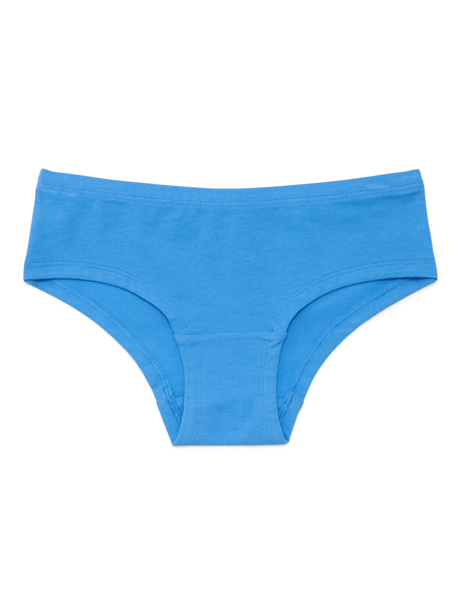 Wonder Nation Girls Cotton-Blend Scoop Bralette and Brief Panties Bundle, 5-Pack, Sizes XS-2XL