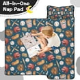 thumbnail image 4 of Blue Baseball Stadium Pattern Toddler Nap Mats for Kids Preschool,Sleeping Mat Bag or Kids,Toddler Sleeping Bag,Toddler Nap Mat or Daycare, 4 of 6