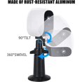 thumbnail image 2 of Soporte de pared para cámara de seguridad ajustable para interior y exterior, compatible con Arlo Blink CCTV, 3 piezas, 2 of 5
