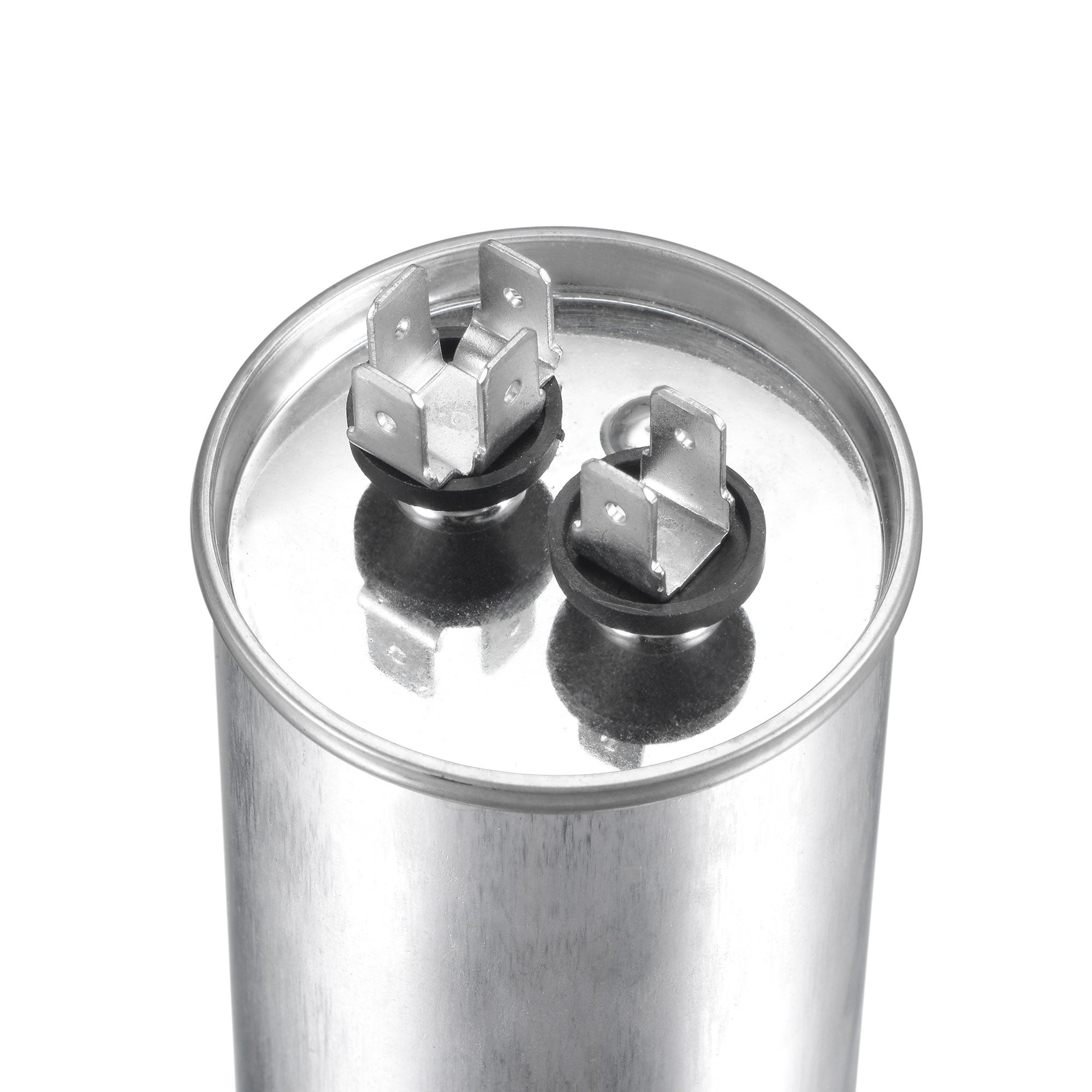Uxcell 45uF 450V AC Aluminum Case with Terminal Round CBB65 Run Capacitor 2 Pack