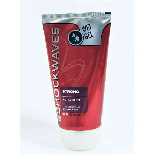 Wella Shockwaves Strong Wet Look Hair Gel 150ml - Lot of 6 Wella Shockwaves Strong Wet Look Hair Gel 150ml - Lot of 6