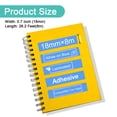 thumbnail image 3 of NineLeaf 3 Pack Compatible for Brother P-touch TZe-545 TZe545 TZ-545 TZ545 18mm 3/4'' White on Blue Laminated TZe TZ Label Tape 0.7" x 26.2ft, 3 of 7